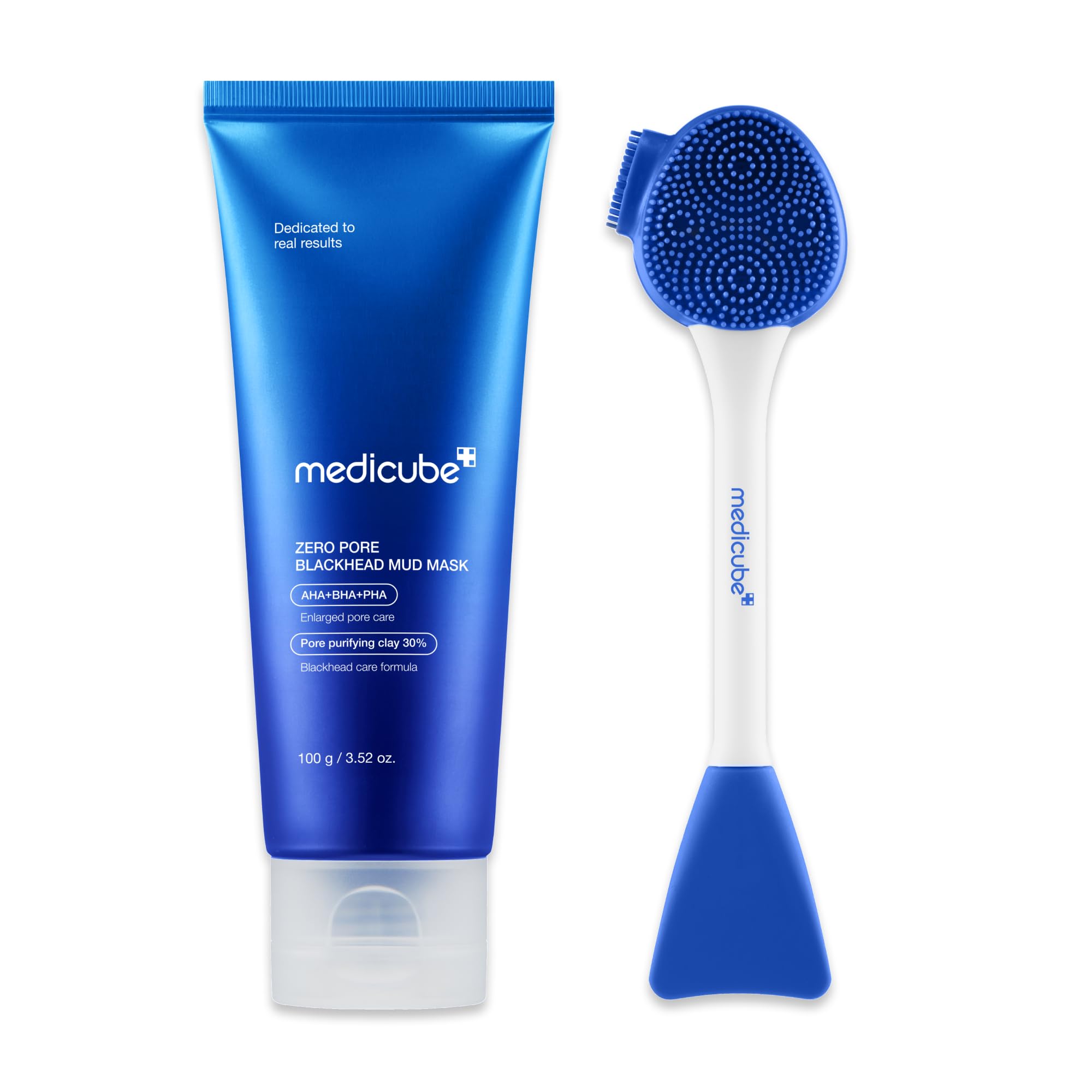 Amazon.com : medicube Zero Pore Mud Mask and Brush Set: Zero Pore